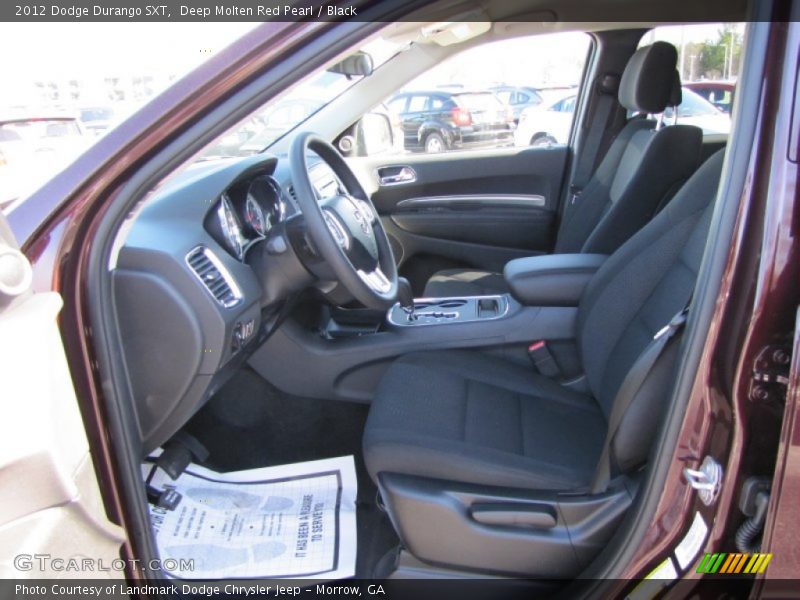 Deep Molten Red Pearl / Black 2012 Dodge Durango SXT