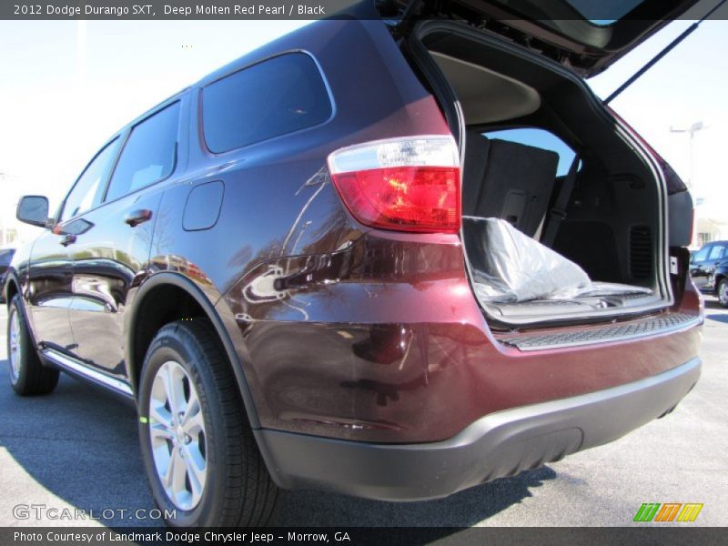 Deep Molten Red Pearl / Black 2012 Dodge Durango SXT