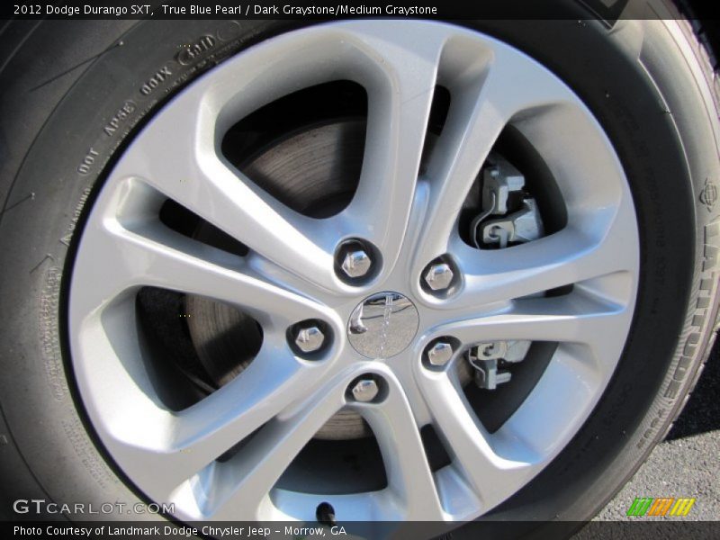 True Blue Pearl / Dark Graystone/Medium Graystone 2012 Dodge Durango SXT