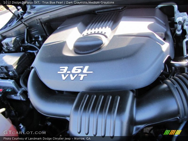True Blue Pearl / Dark Graystone/Medium Graystone 2012 Dodge Durango SXT