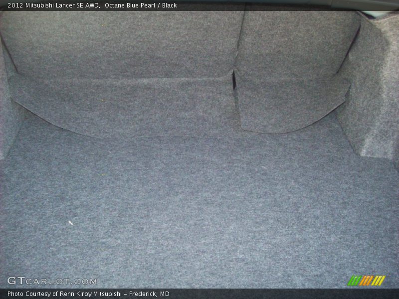 Octane Blue Pearl / Black 2012 Mitsubishi Lancer SE AWD