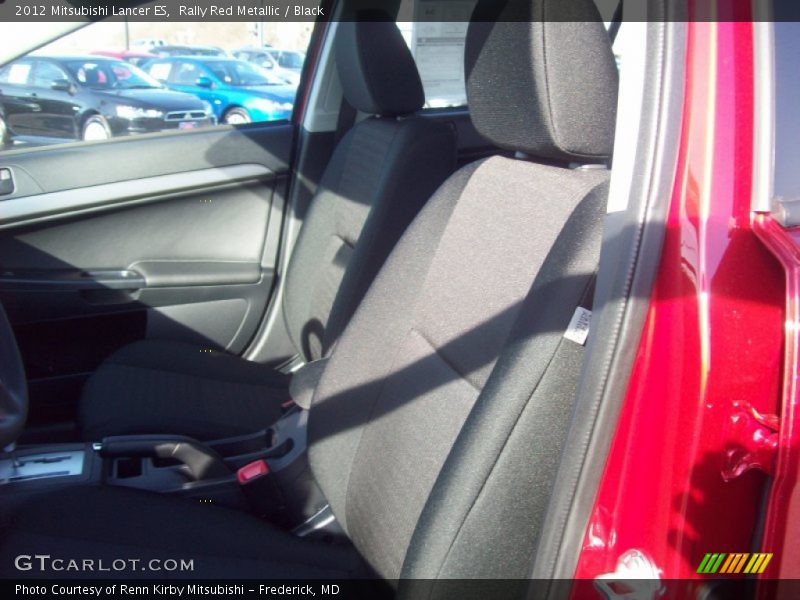 Rally Red Metallic / Black 2012 Mitsubishi Lancer ES