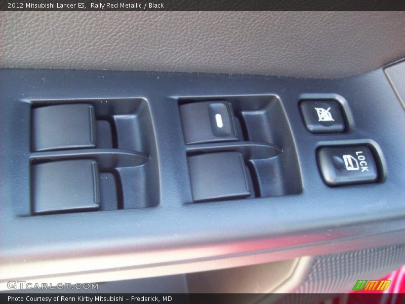 Rally Red Metallic / Black 2012 Mitsubishi Lancer ES