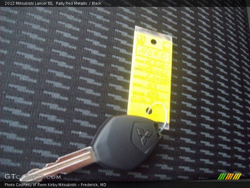 Rally Red Metallic / Black 2012 Mitsubishi Lancer ES