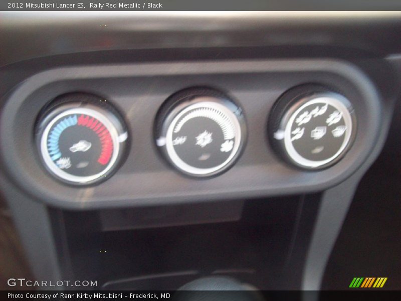 Rally Red Metallic / Black 2012 Mitsubishi Lancer ES