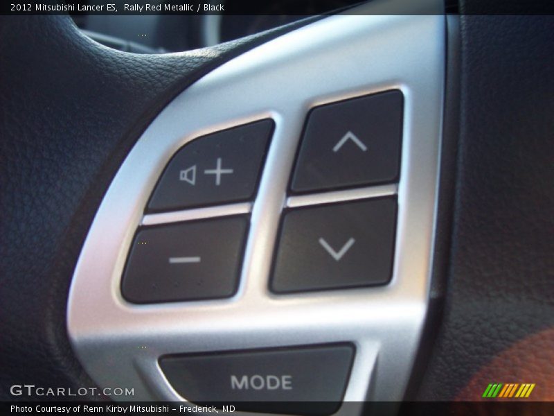 Rally Red Metallic / Black 2012 Mitsubishi Lancer ES