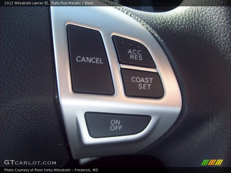 Rally Red Metallic / Black 2012 Mitsubishi Lancer ES