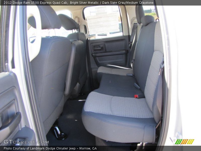 Bright Silver Metallic / Dark Slate Gray/Medium Graystone 2012 Dodge Ram 1500 Express Quad Cab