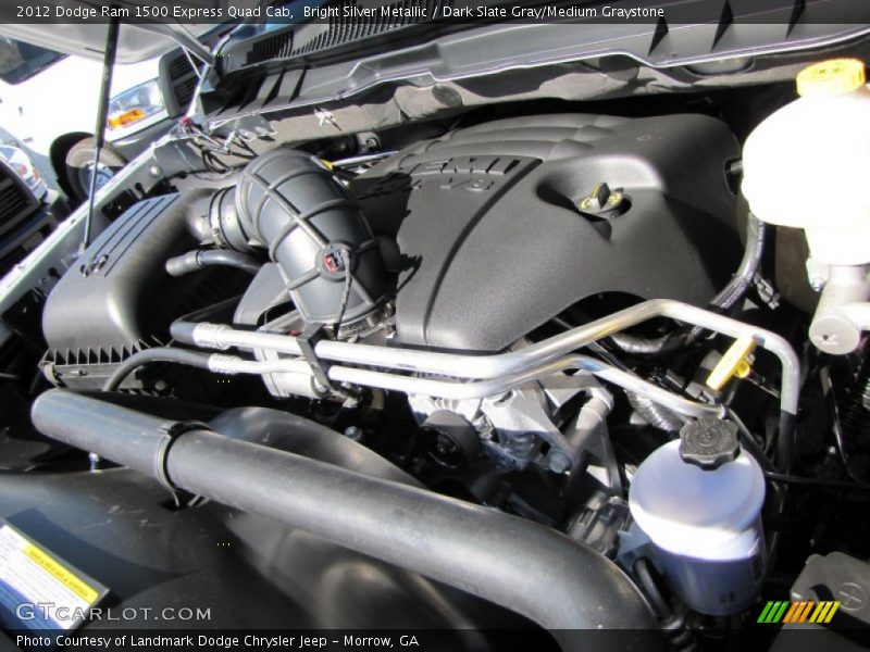 Bright Silver Metallic / Dark Slate Gray/Medium Graystone 2012 Dodge Ram 1500 Express Quad Cab