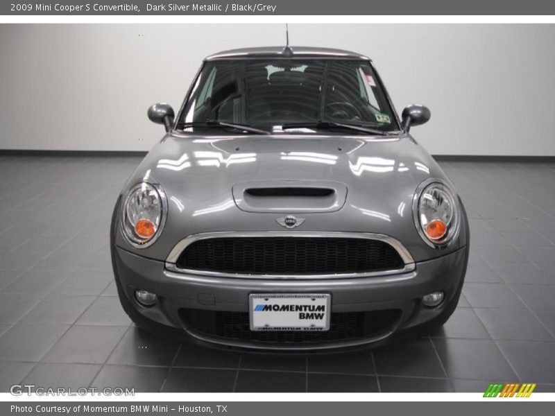Dark Silver Metallic / Black/Grey 2009 Mini Cooper S Convertible