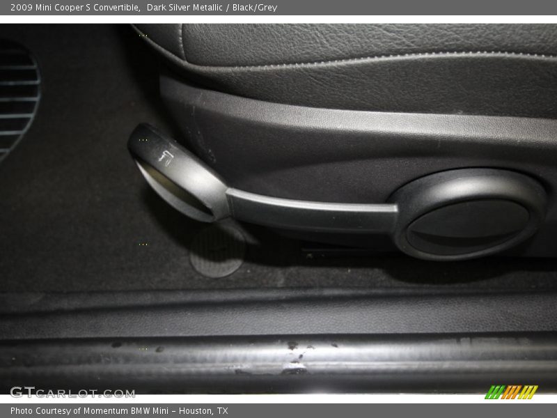 Dark Silver Metallic / Black/Grey 2009 Mini Cooper S Convertible