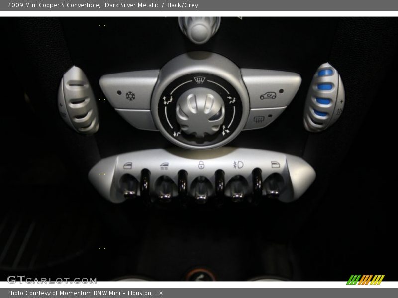 Dark Silver Metallic / Black/Grey 2009 Mini Cooper S Convertible