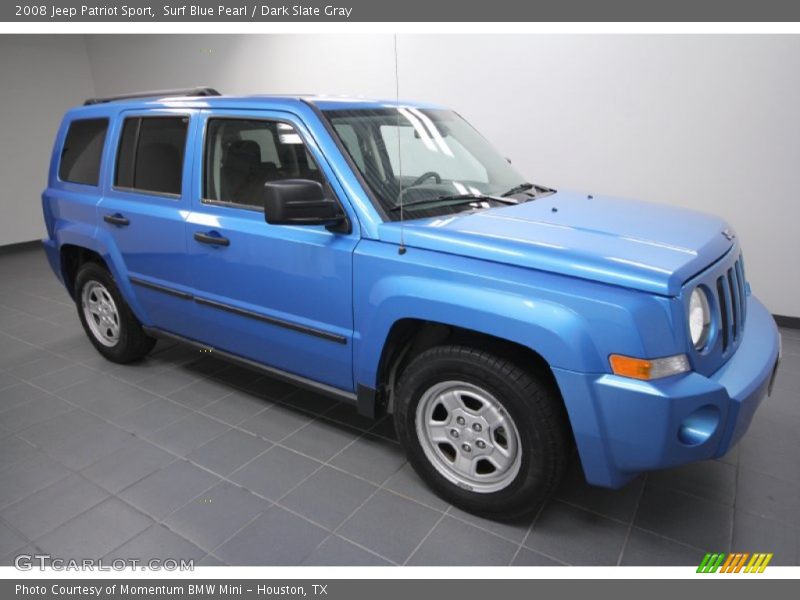 Surf Blue Pearl / Dark Slate Gray 2008 Jeep Patriot Sport