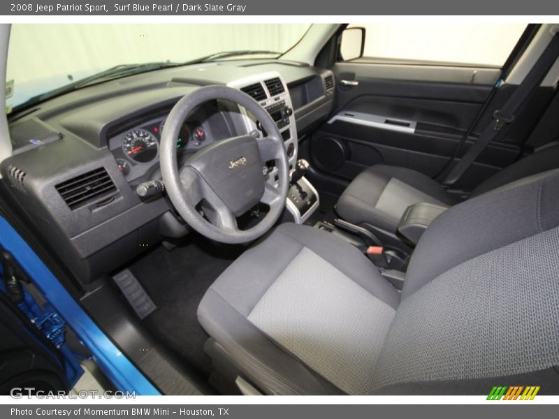 Surf Blue Pearl / Dark Slate Gray 2008 Jeep Patriot Sport