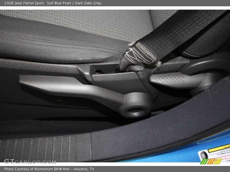 Surf Blue Pearl / Dark Slate Gray 2008 Jeep Patriot Sport