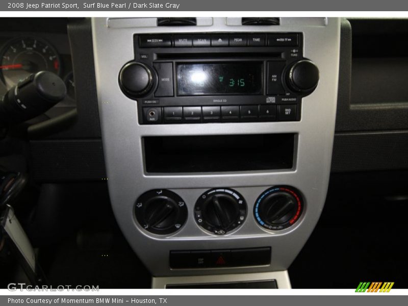 Surf Blue Pearl / Dark Slate Gray 2008 Jeep Patriot Sport