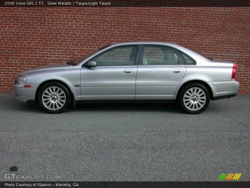 Silver Metallic / Taupe/Light Taupe 2006 Volvo S80 2.5T