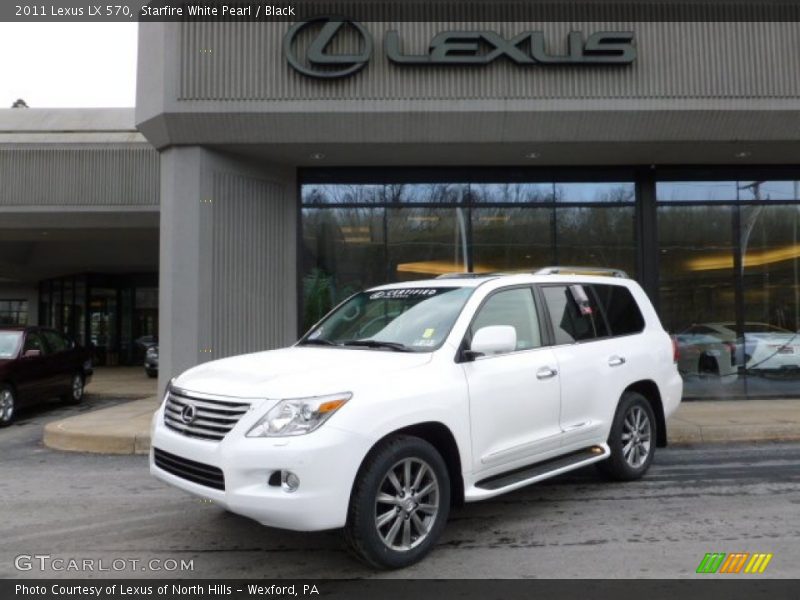 Starfire White Pearl / Black 2011 Lexus LX 570