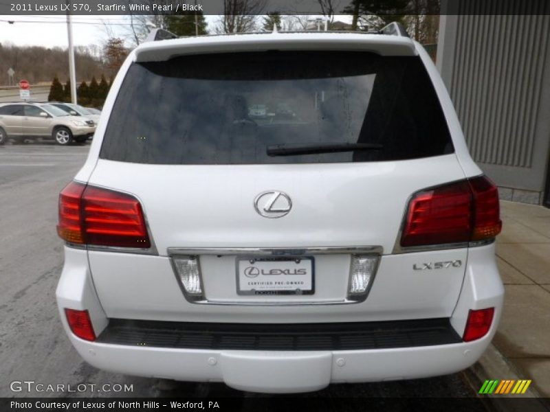 Starfire White Pearl / Black 2011 Lexus LX 570