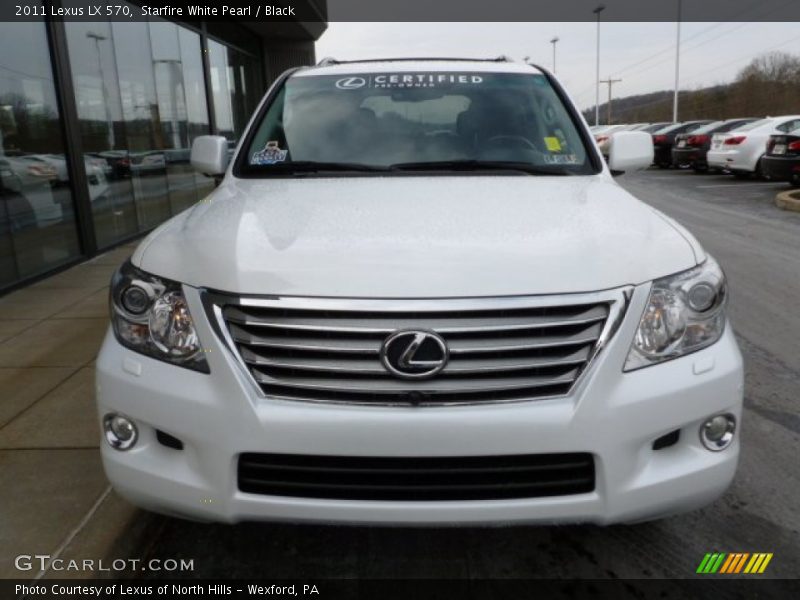 Starfire White Pearl / Black 2011 Lexus LX 570