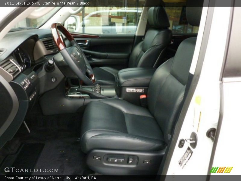 Starfire White Pearl / Black 2011 Lexus LX 570