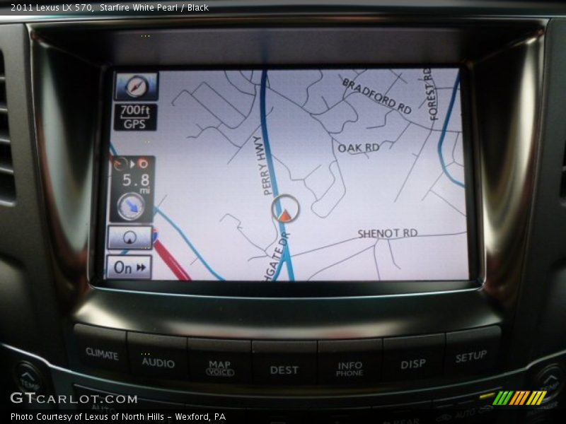 Starfire White Pearl / Black 2011 Lexus LX 570