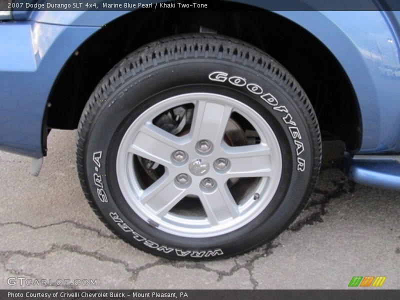 Marine Blue Pearl / Khaki Two-Tone 2007 Dodge Durango SLT 4x4