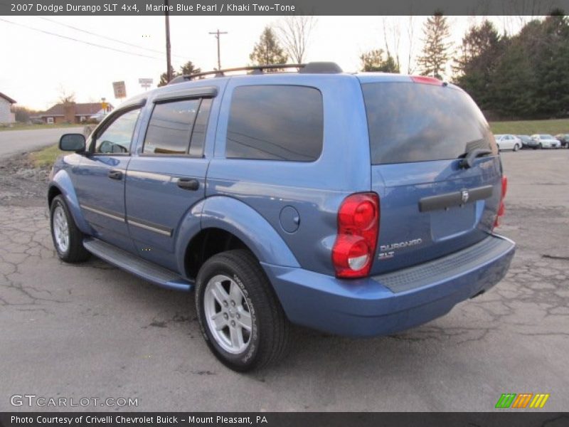 Marine Blue Pearl / Khaki Two-Tone 2007 Dodge Durango SLT 4x4