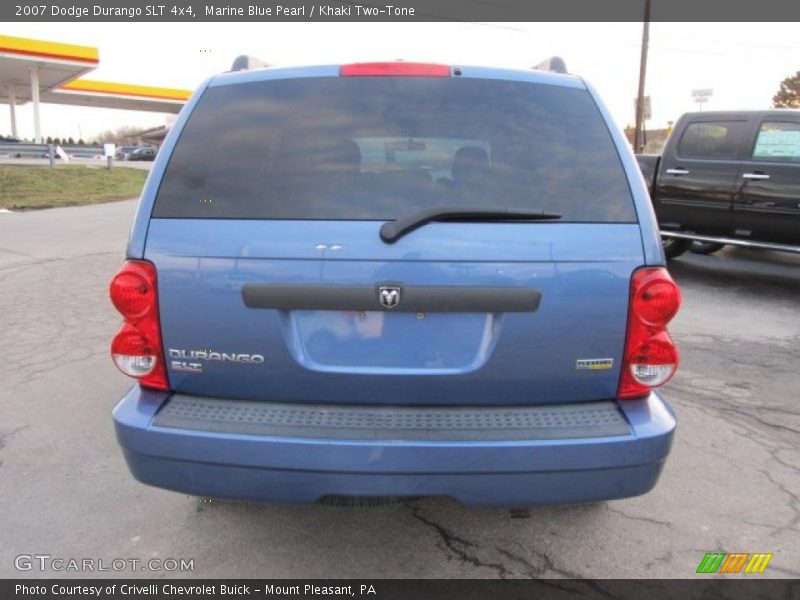 Marine Blue Pearl / Khaki Two-Tone 2007 Dodge Durango SLT 4x4