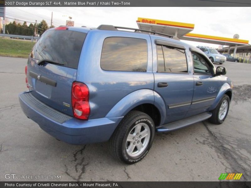 Marine Blue Pearl / Khaki Two-Tone 2007 Dodge Durango SLT 4x4