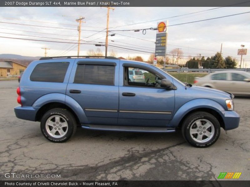 Marine Blue Pearl / Khaki Two-Tone 2007 Dodge Durango SLT 4x4