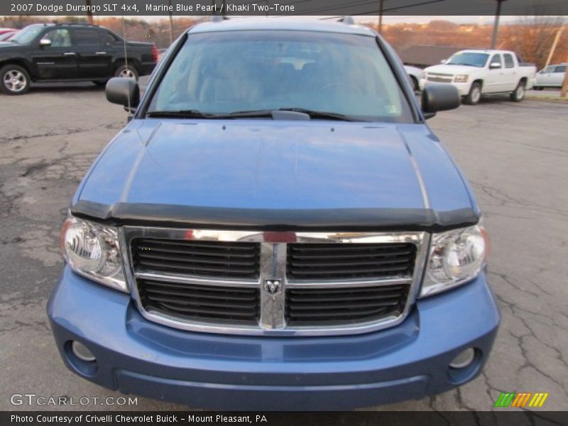 Marine Blue Pearl / Khaki Two-Tone 2007 Dodge Durango SLT 4x4