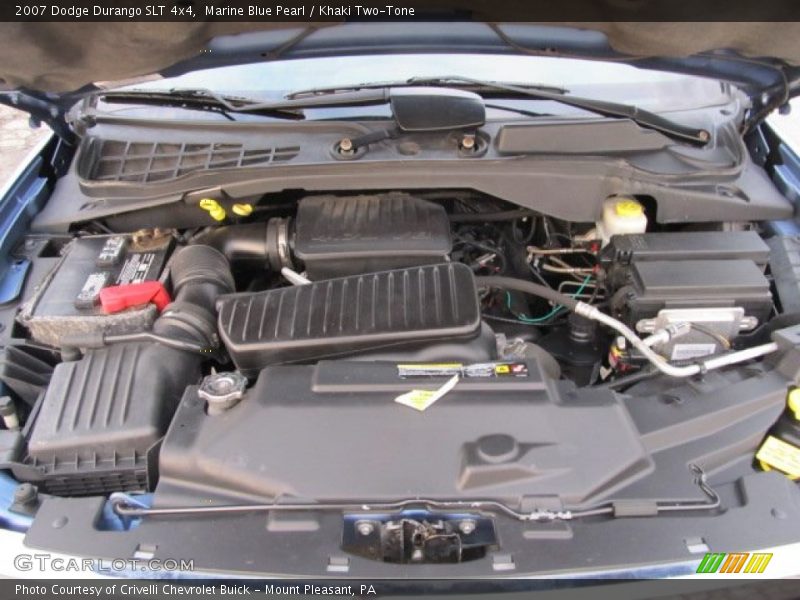 Marine Blue Pearl / Khaki Two-Tone 2007 Dodge Durango SLT 4x4