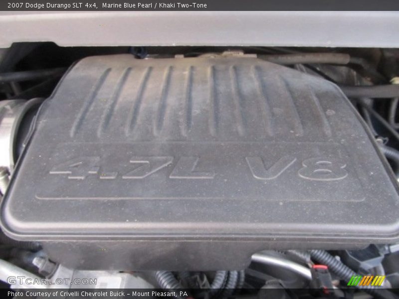 Marine Blue Pearl / Khaki Two-Tone 2007 Dodge Durango SLT 4x4