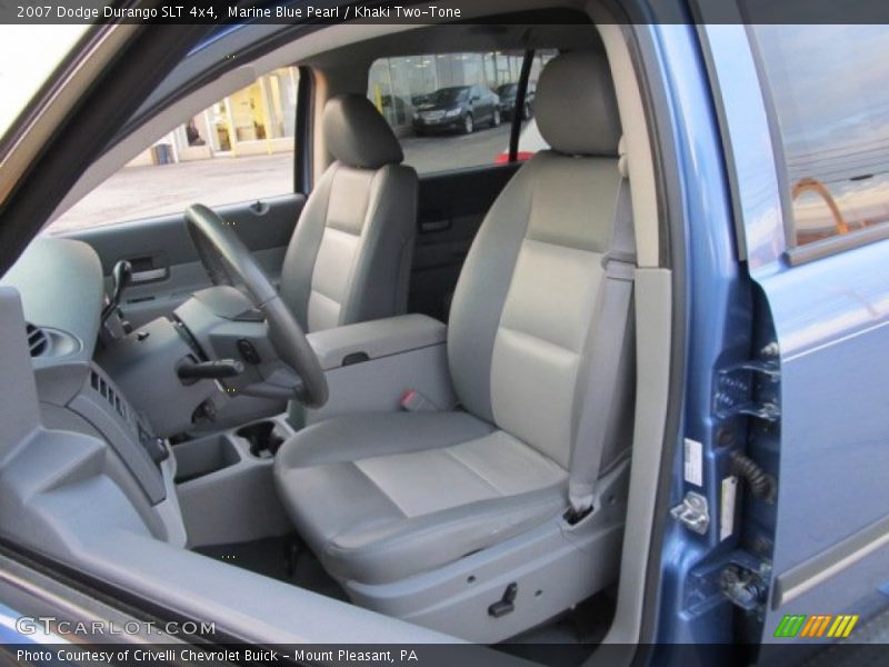Marine Blue Pearl / Khaki Two-Tone 2007 Dodge Durango SLT 4x4