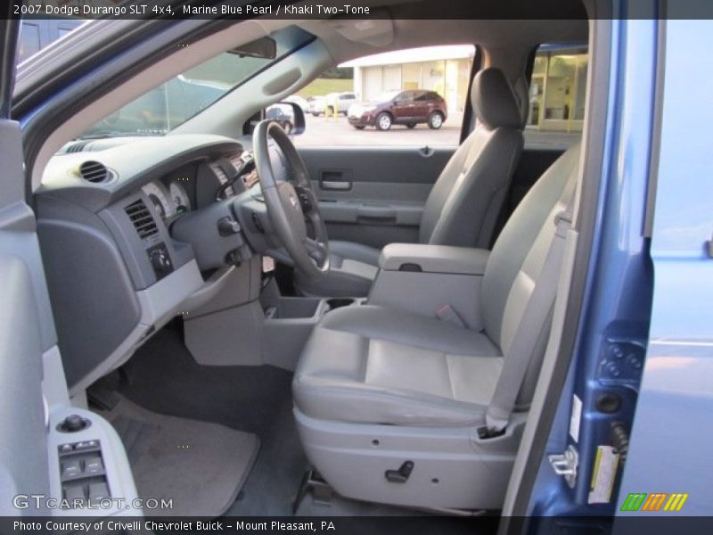 Marine Blue Pearl / Khaki Two-Tone 2007 Dodge Durango SLT 4x4