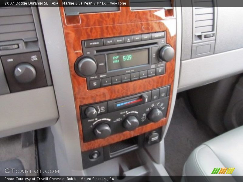 Marine Blue Pearl / Khaki Two-Tone 2007 Dodge Durango SLT 4x4