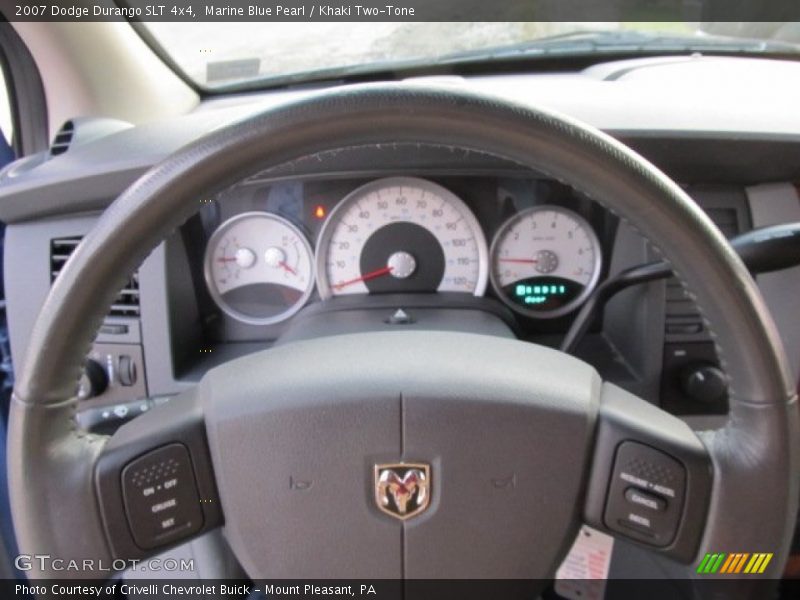 Marine Blue Pearl / Khaki Two-Tone 2007 Dodge Durango SLT 4x4