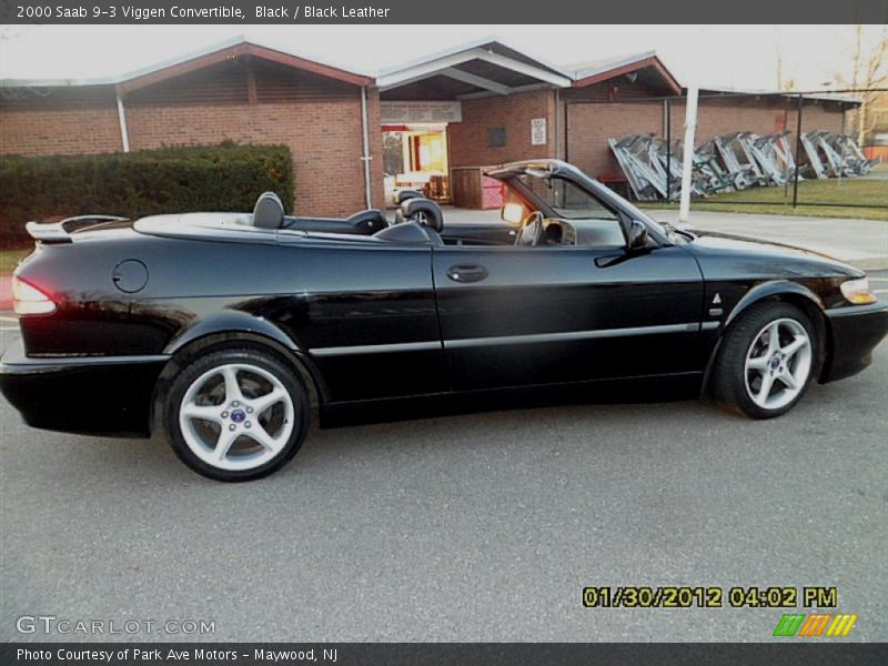 Black / Black Leather 2000 Saab 9-3 Viggen Convertible