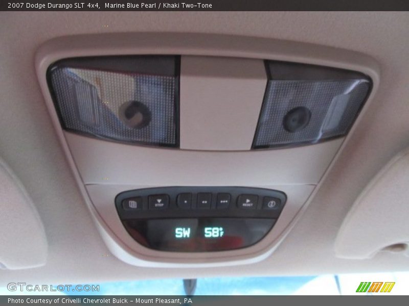 Marine Blue Pearl / Khaki Two-Tone 2007 Dodge Durango SLT 4x4