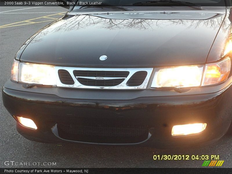 Black / Black Leather 2000 Saab 9-3 Viggen Convertible