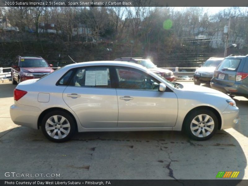 Spark Silver Metallic / Carbon Black 2010 Subaru Impreza 2.5i Sedan