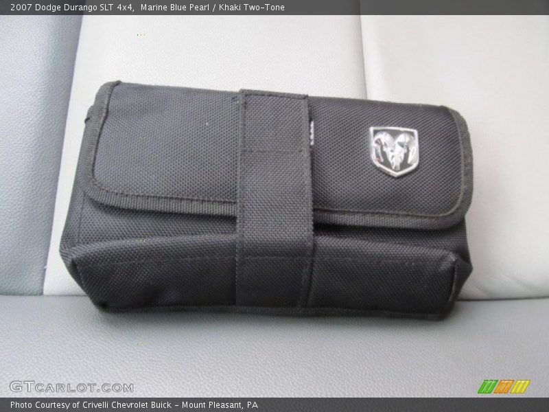 Marine Blue Pearl / Khaki Two-Tone 2007 Dodge Durango SLT 4x4