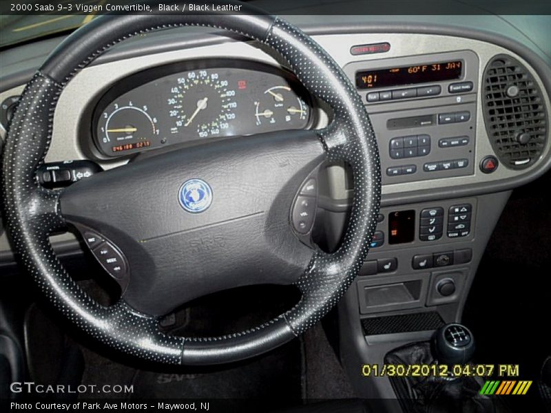 Black / Black Leather 2000 Saab 9-3 Viggen Convertible