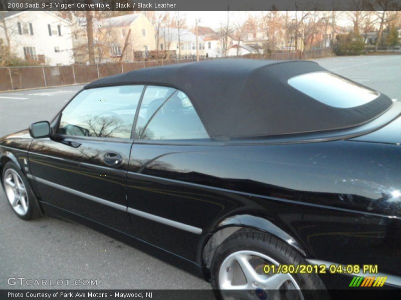 Black / Black Leather 2000 Saab 9-3 Viggen Convertible