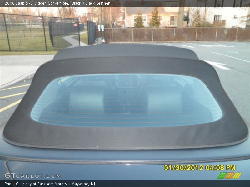 Black / Black Leather 2000 Saab 9-3 Viggen Convertible