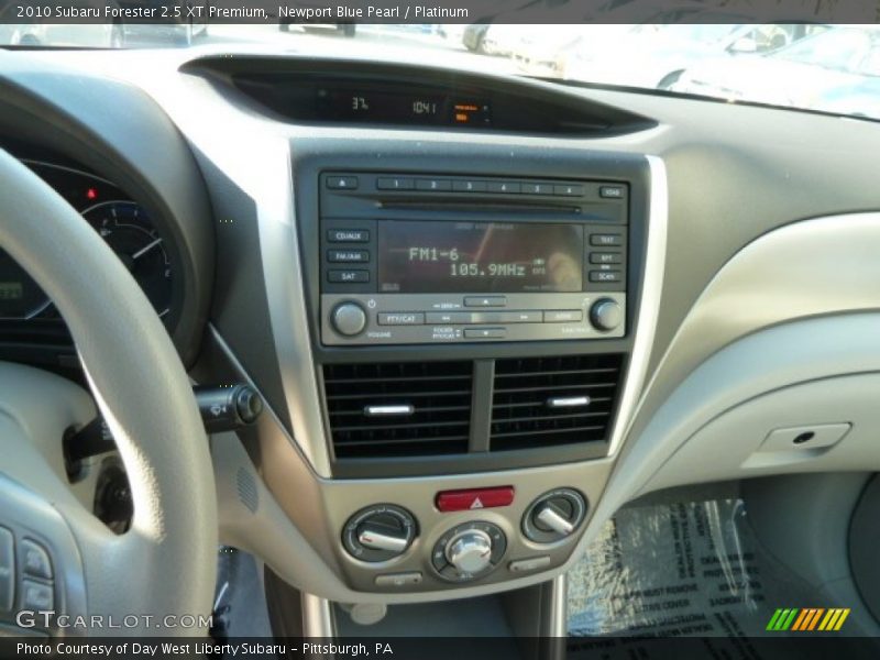 Newport Blue Pearl / Platinum 2010 Subaru Forester 2.5 XT Premium