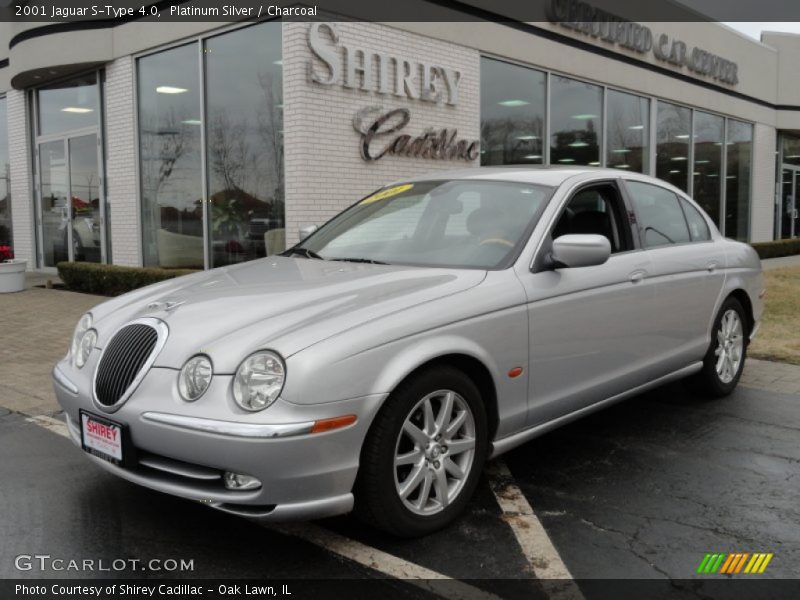 Platinum Silver / Charcoal 2001 Jaguar S-Type 4.0