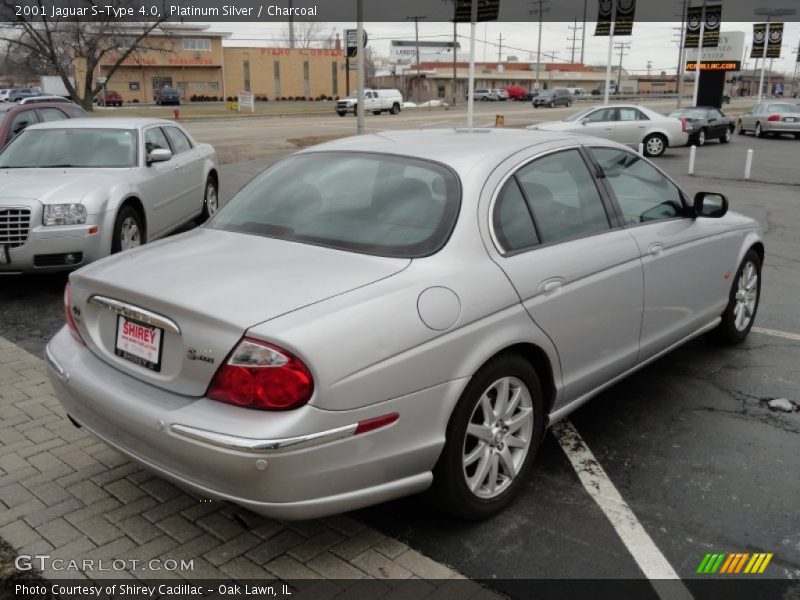 Platinum Silver / Charcoal 2001 Jaguar S-Type 4.0