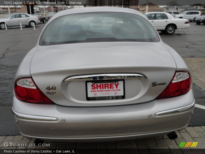 Platinum Silver / Charcoal 2001 Jaguar S-Type 4.0